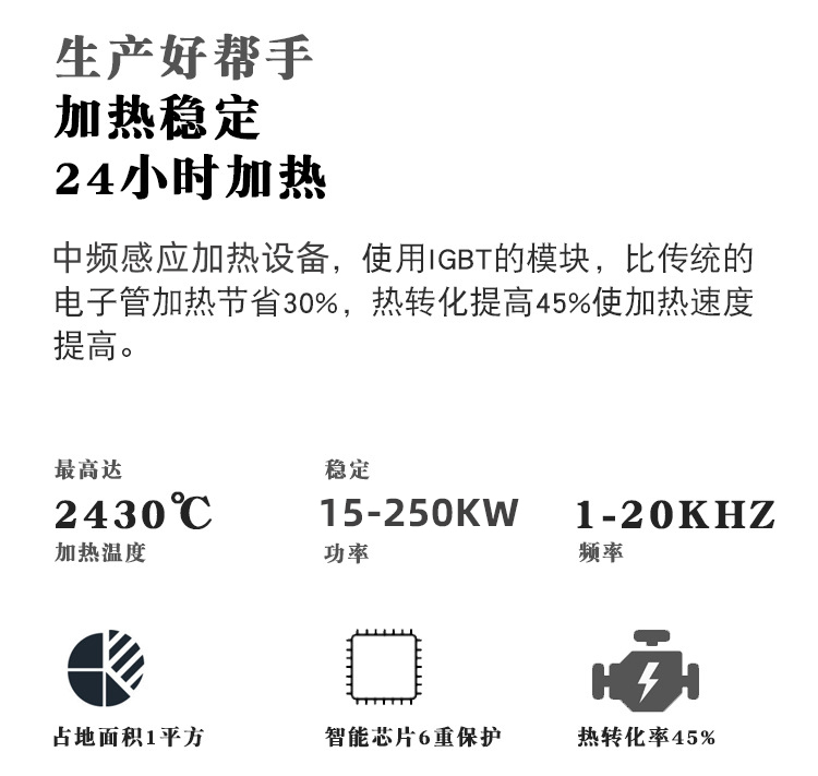 中频芭乐污视频加热设备HTM-200AB 200KW中频锻造炉(图4)